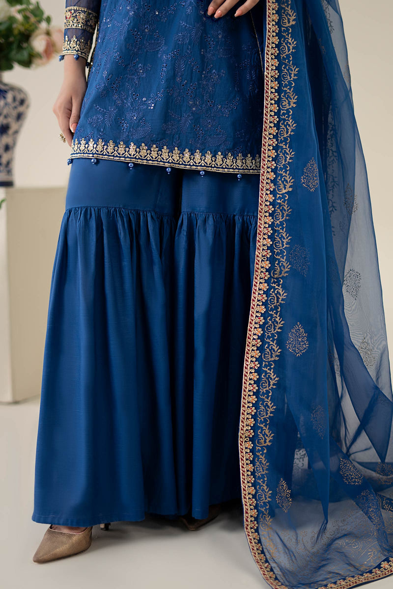 Maria B | Luxury Pret 25 | DW-EA25-11 by Maria B - Designer Dress - Type: Ladies Clothes - Available at Libayah - 100% Original