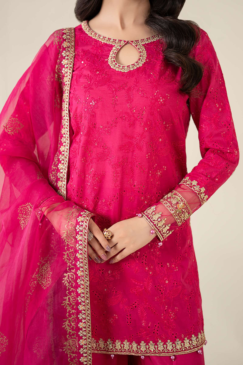 Maria B | Luxury Pret 25 | DW-EA25-11 by Maria B - Designer Dress - Type: Ladies Clothes - Available at Libayah - 100% Original