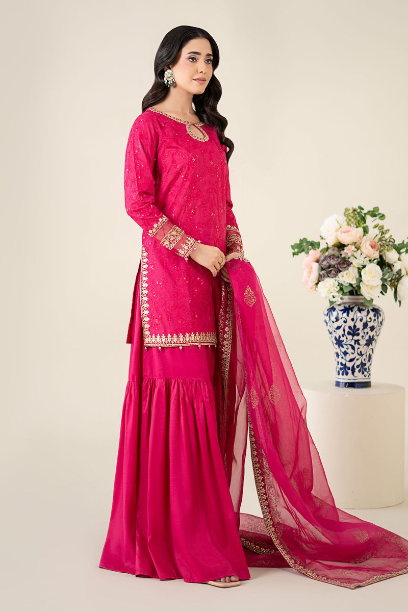 Maria B | Luxury Pret 25 | DW-EA25-11 by Maria B - Designer Dress - Type: Ladies Clothes - Available at Libayah - 100% Original