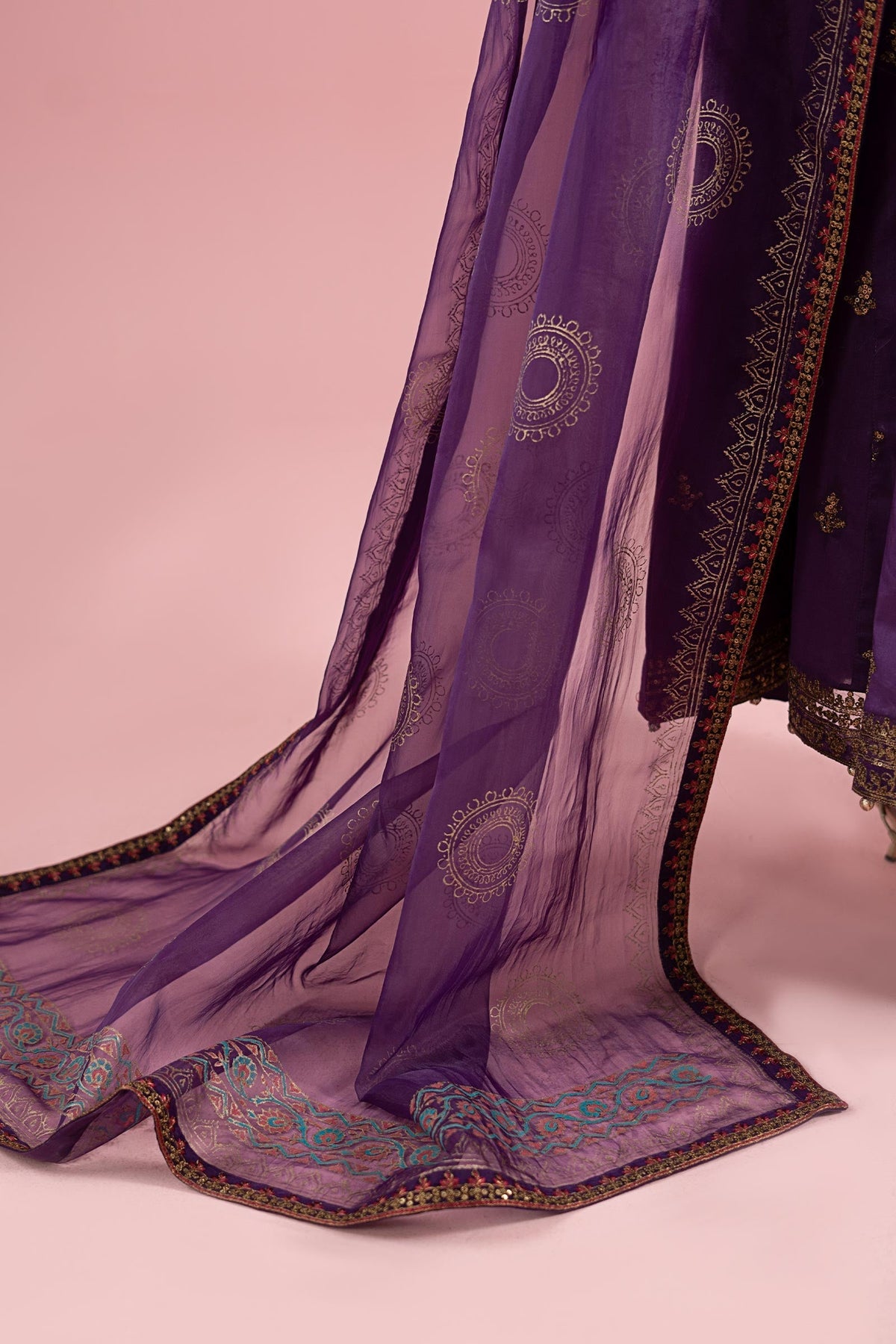 Maria B | Luxury Pret 25 | DW-EA25-12 by Maria B - Designer Dress - Type: Ladies Clothes - Available at Libayah - 100% Original