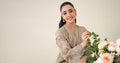 Maria B | Luxury Pret 25 | DW-EA25-16 by Maria B - Designer Dress - Type: Ladies Clothes - Available at Libayah - 100% Original