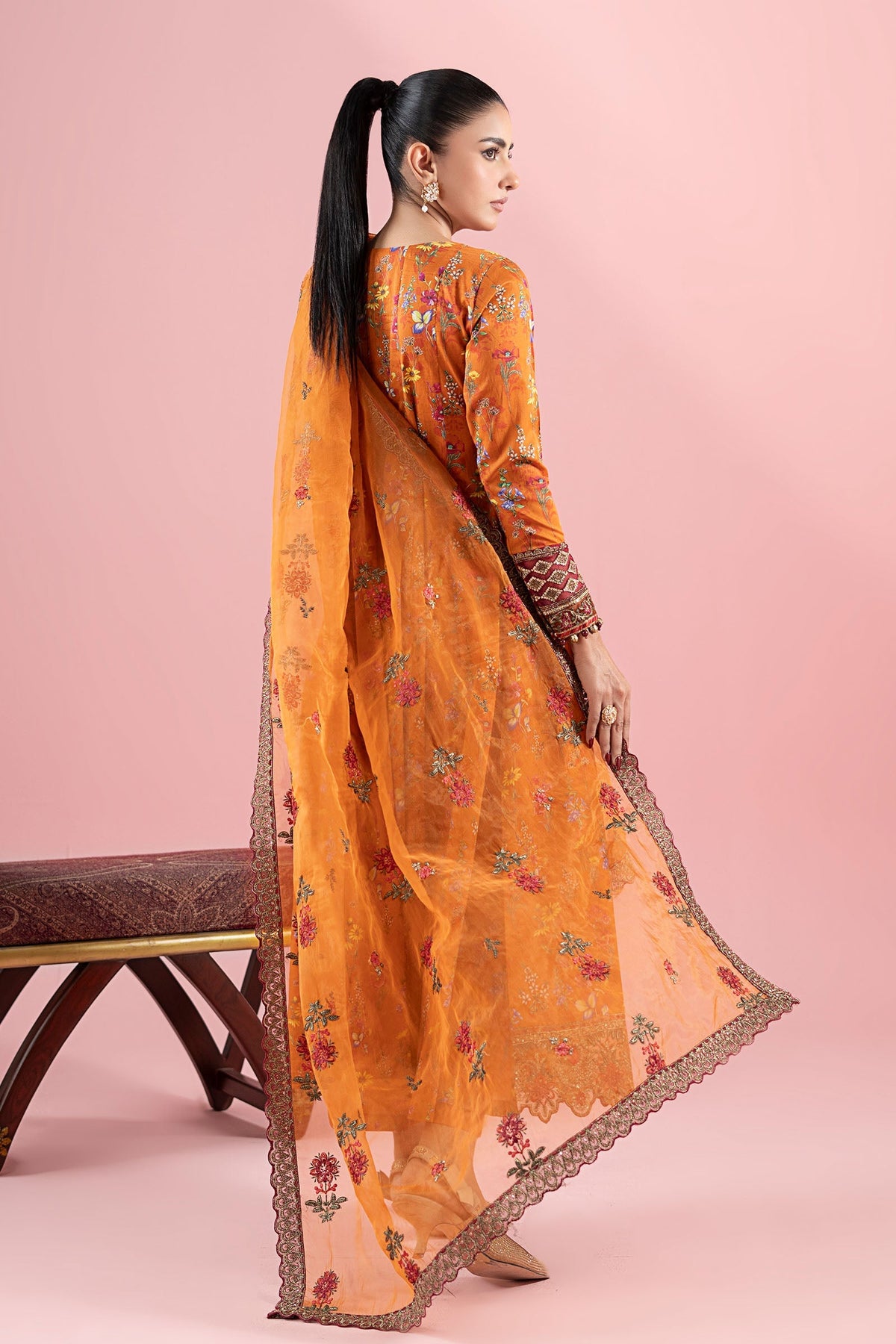 Maria B | Luxury Pret 25 | DW-EA25-17 by Maria B - Designer Dress - Type: Ladies Clothes - Available at Libayah - 100% Original