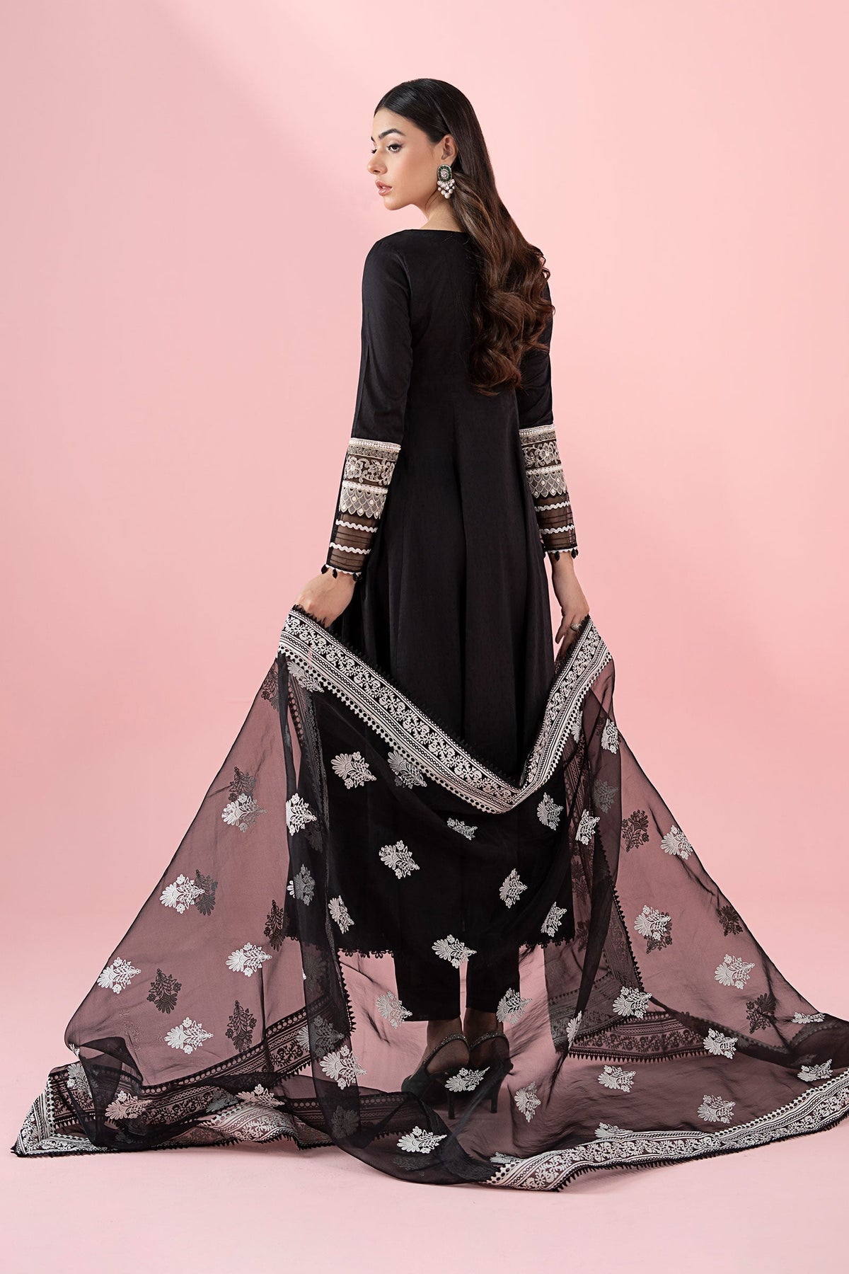 Maria B | Luxury Pret 25 | DW-EA25-37 by Maria B - Designer Dress - Type: Ladies Clothes - Available at Libayah - 100% Original