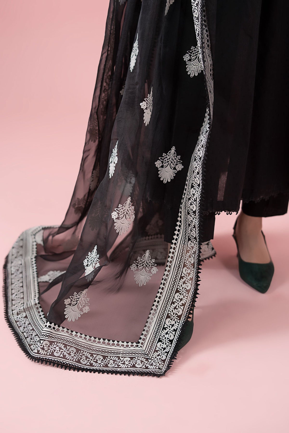 Maria B | Luxury Pret 25 | DW-EA25-37 by Maria B - Designer Dress - Type: Ladies Clothes - Available at Libayah - 100% Original