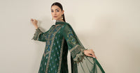 Maria B | Luxury Winter Pret 25 |DW-EA25-59-Green by Maria B - Designer Dress  - Type : Ladies Clothes - Available at Libayah - 100% Original 