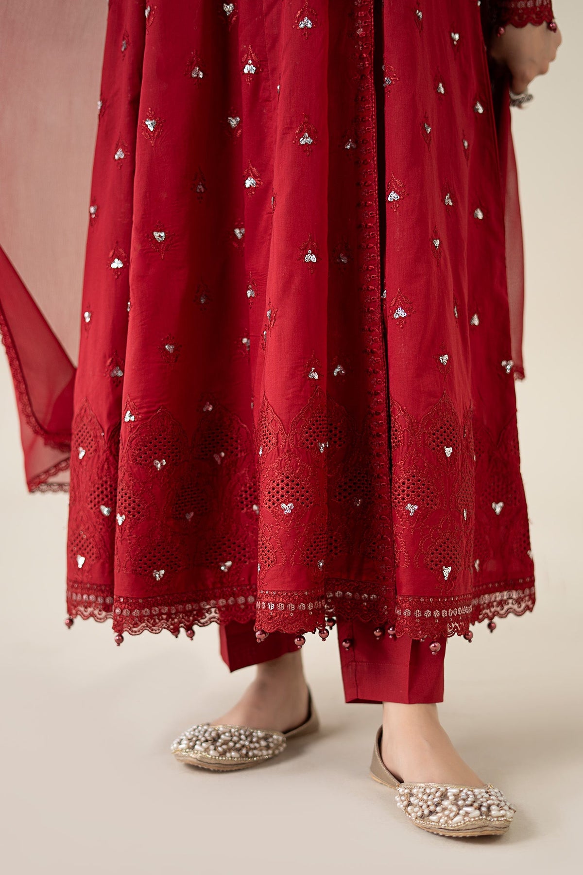 Maria B | Luxury Pret 25 | DW-EA25-61 by Maria B - Designer Dress - Type: Ladies Clothes - Available at Libayah - 100% Original