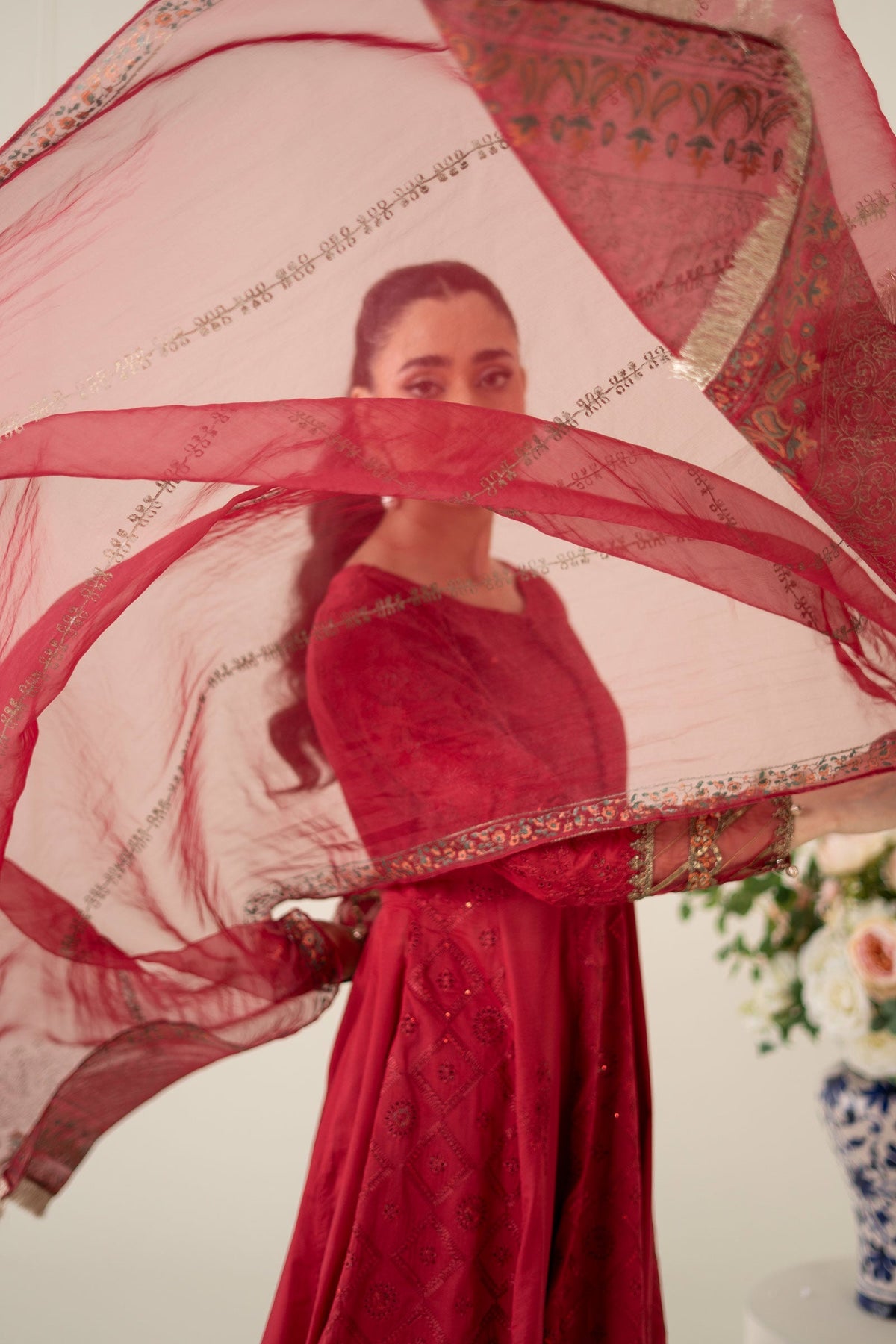 Maria B | Luxury Pret 25 | DW-EA25-65 by Maria B - Designer Dress - Type: Ladies Clothes - Available at Libayah - 100% Original