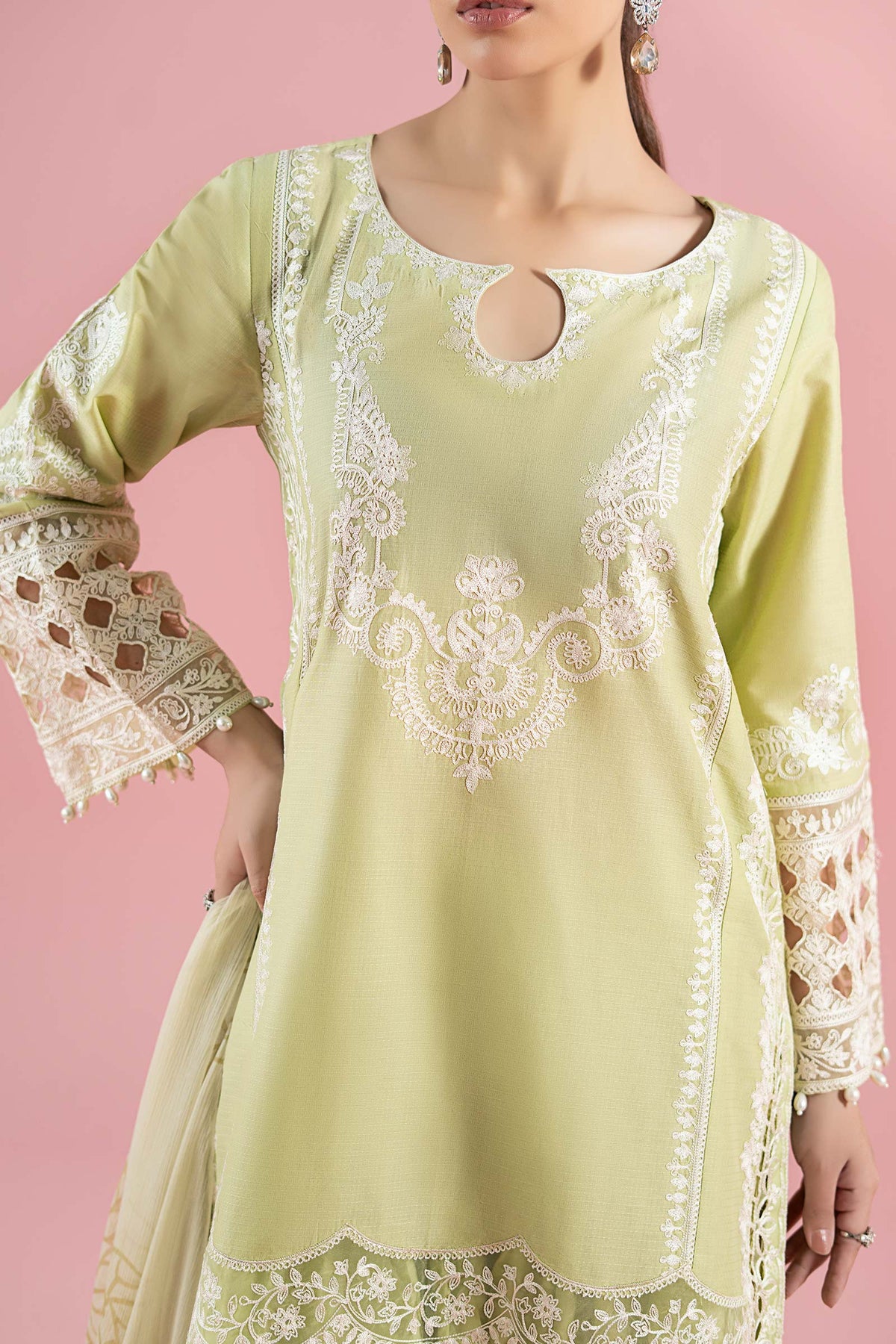 Maria B | Luxury Pret 25 | DW-EA25-66 by Maria B - Designer Dress - Type: Ladies Clothes - Available at Libayah - 100% Original