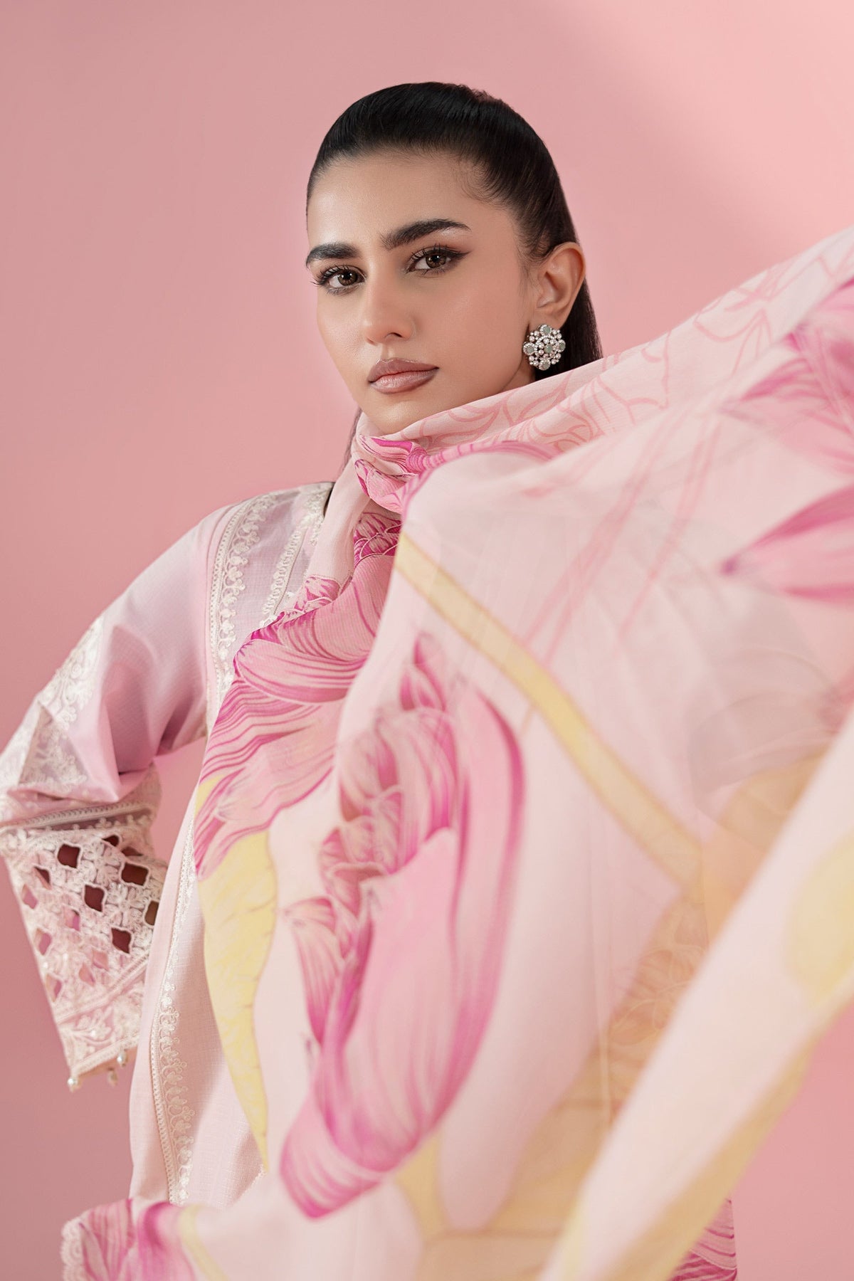 Maria B | Luxury Pret 25 | DW-EA25-66 by Maria B - Designer Dress - Type: Ladies Clothes - Available at Libayah - 100% Original