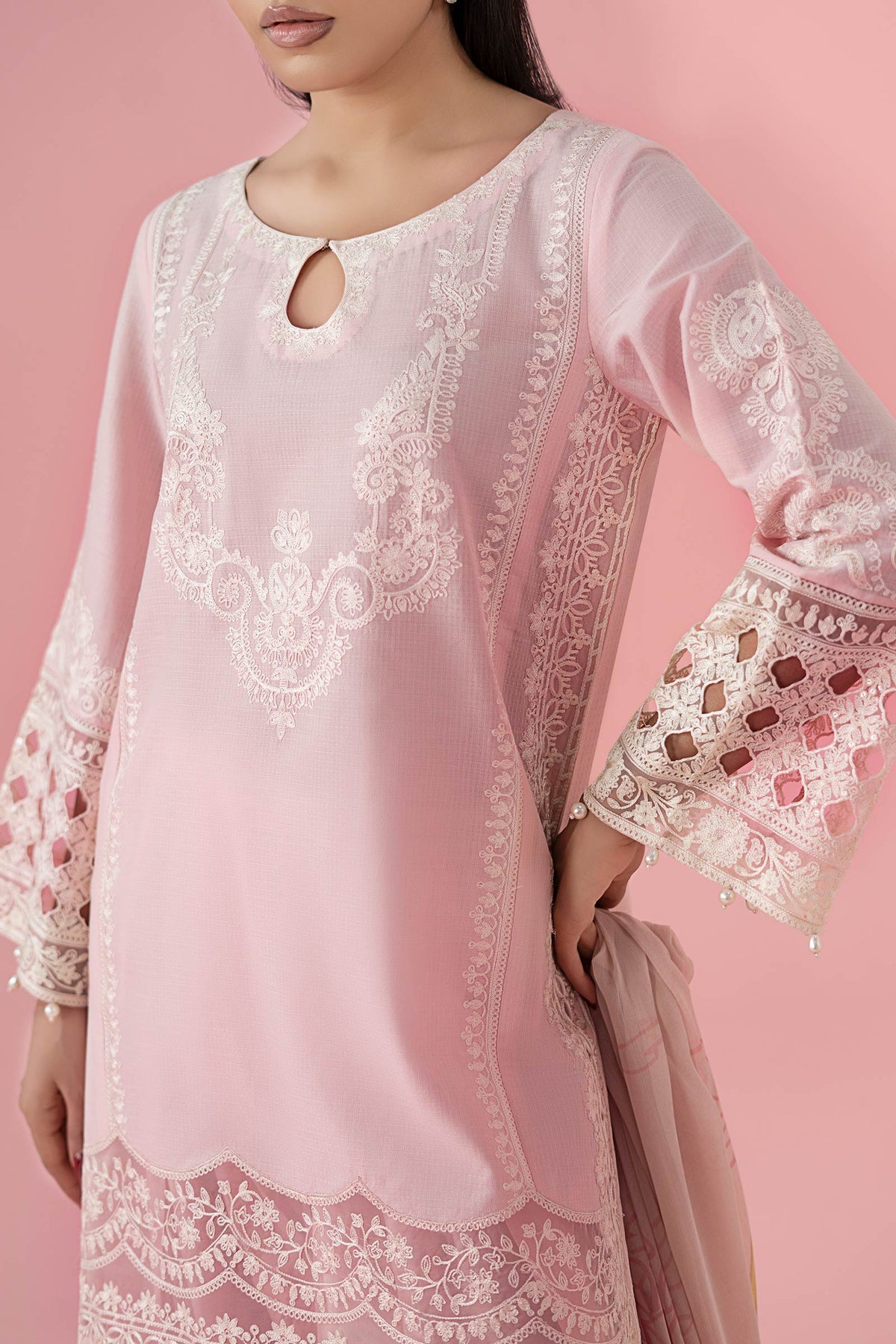 Maria B | Luxury Pret 25 | DW-EA25-66 by Maria B - Designer Dress - Type: Ladies Clothes - Available at Libayah - 100% Original