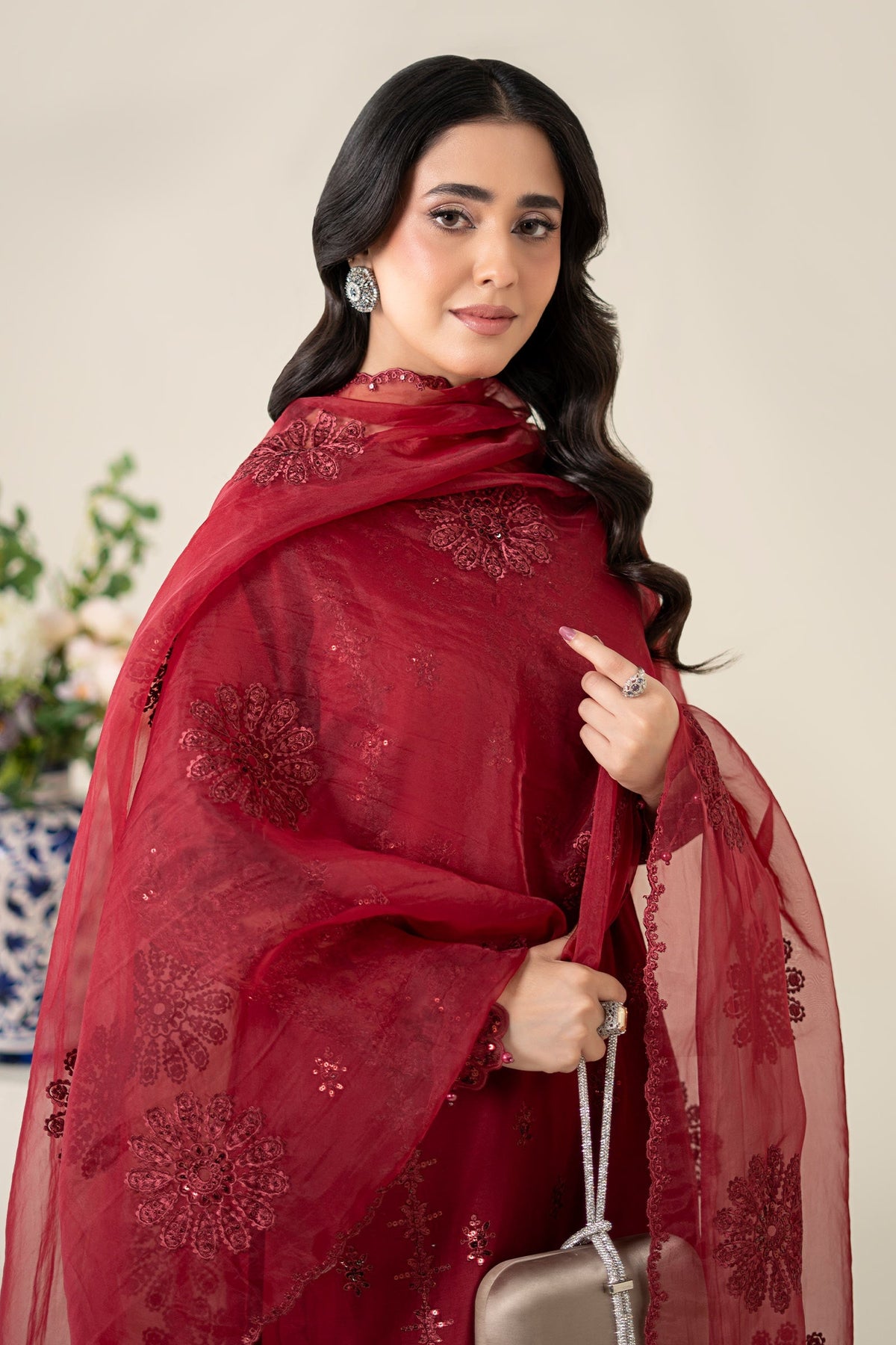 Maria B | Luxury Pret 25 | DW-EA25-68 by Maria B - Designer Dress - Type: Ladies Clothes - Available at Libayah - 100% Original