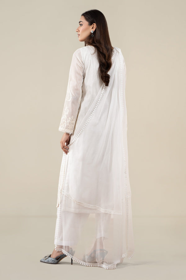Maria B | Pre Fall 25 | Paper Cotton Suit 07 by Maria B - Designer Dress  - Type : Ladies Clothes - Available at Libayah - 100% Original 