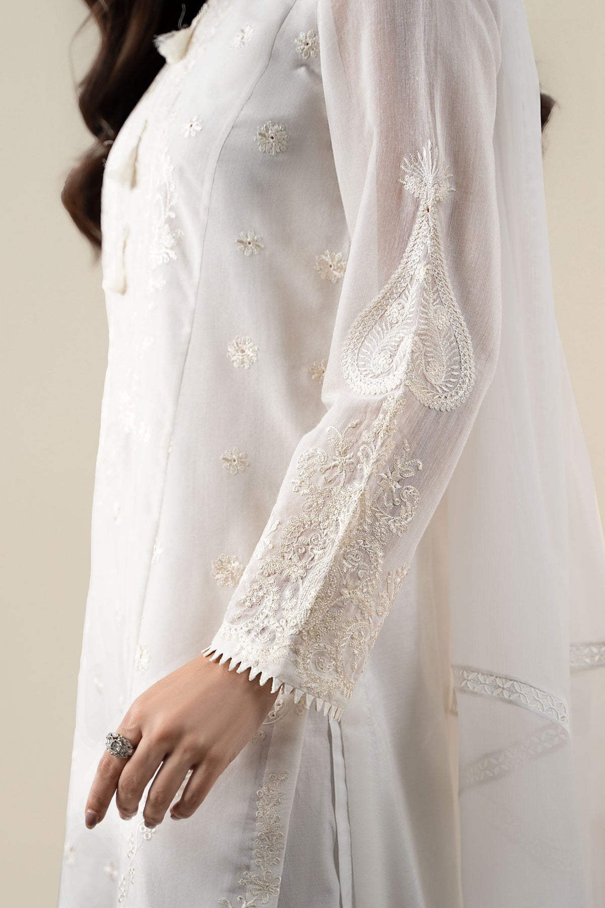 Maria B | Pre Fall 25 | Paper Cotton Suit 07 by Maria B - Designer Dress  - Type : Ladies Clothes - Available at Libayah - 100% Original 