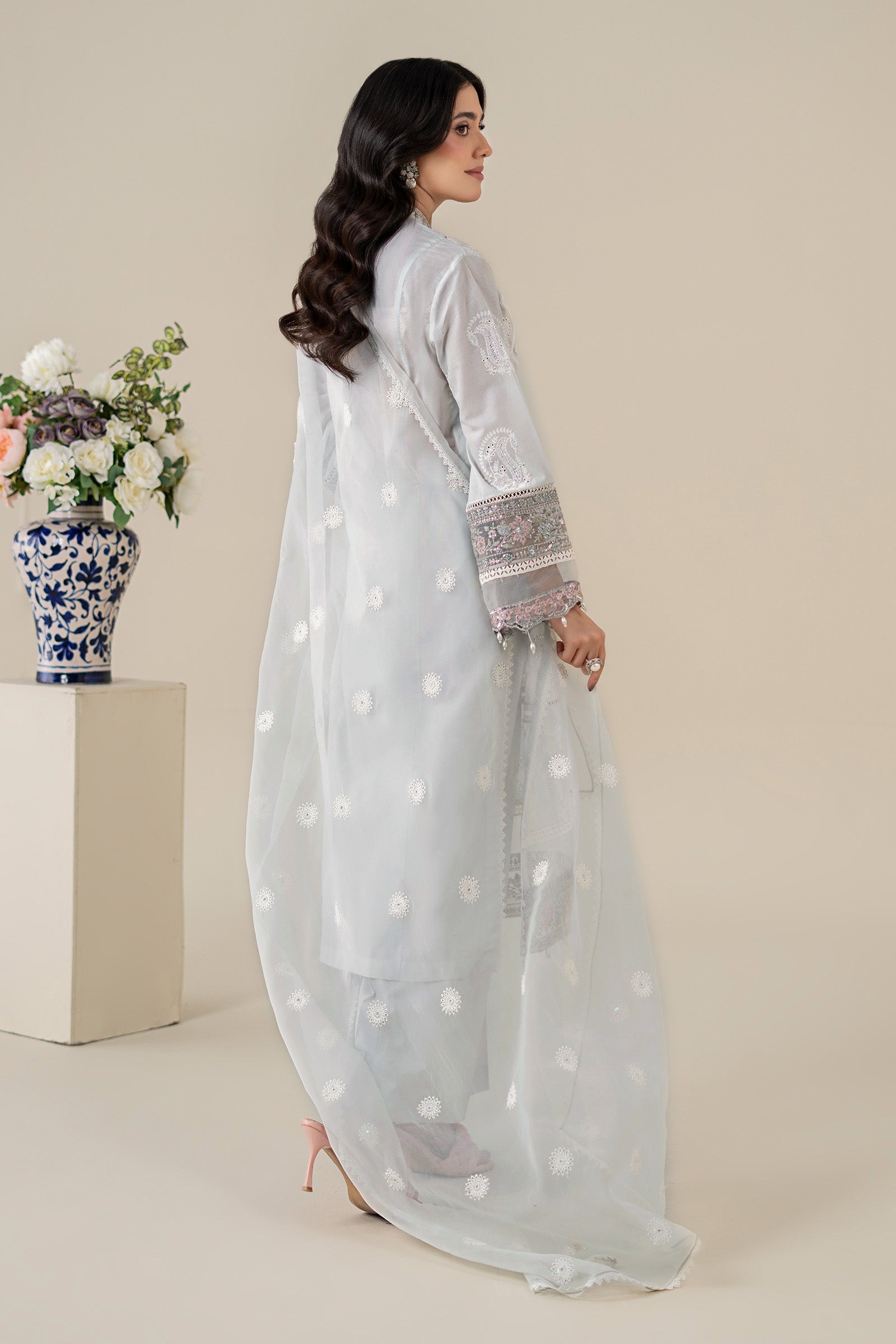 Maria B | Luxury Pret 25 | DW-EA25-86 by Maria B - Designer Dress - Type: Ladies Clothes - Available at Libayah - 100% Original