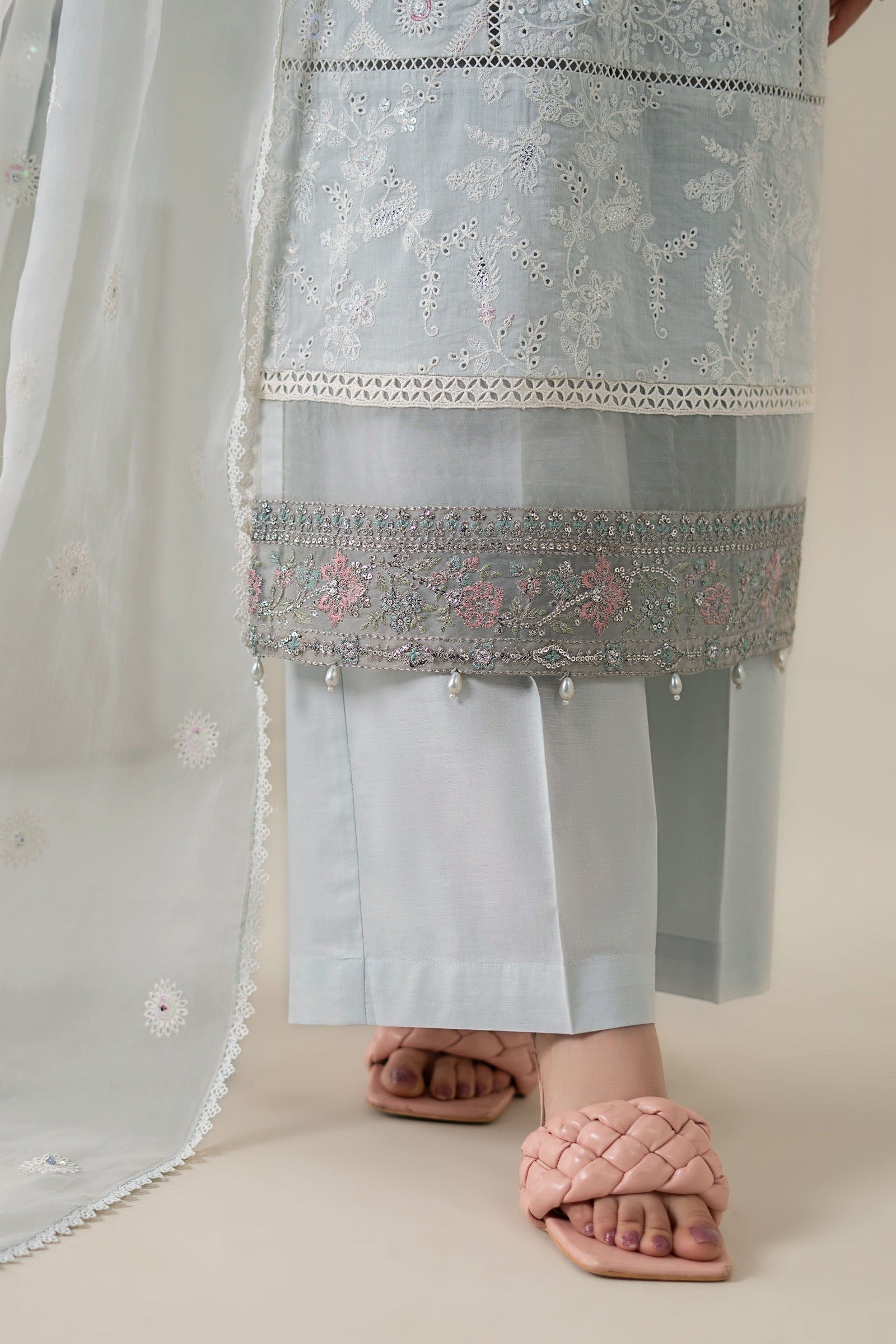 Maria B | Luxury Pret 25 | DW-EA25-86 by Maria B - Designer Dress - Type: Ladies Clothes - Available at Libayah - 100% Original