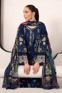 Maria B | Luxury Pret Pre Fall | DW-EA26-11-Blue by Maria B - Designer Dress  - Type : Ladies Clothes - Available at Libayah - 100% Original 