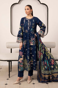Maria B | Luxury Pret Pre Fall | DW-EA26-11-Blue by Maria B - Designer Dress  - Type : Ladies Clothes - Available at Libayah - 100% Original 