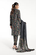 Maria B | Luxury Winter Pret 25 | DW-EF23-71R1-Black by Maria B - Designer Dress  - Type : Ladies Clothes - Available at Libayah - 100% Original 