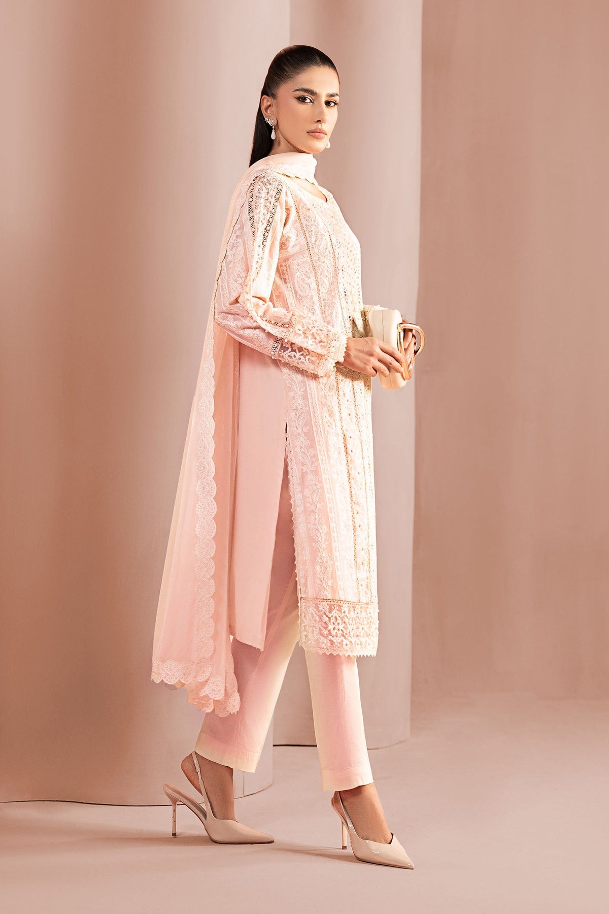 Maria B | Eid Festive Pret | DW-EF24-01 - Designer Dress - Type : Ladies Clothes - Available at Libayah - 100% Original