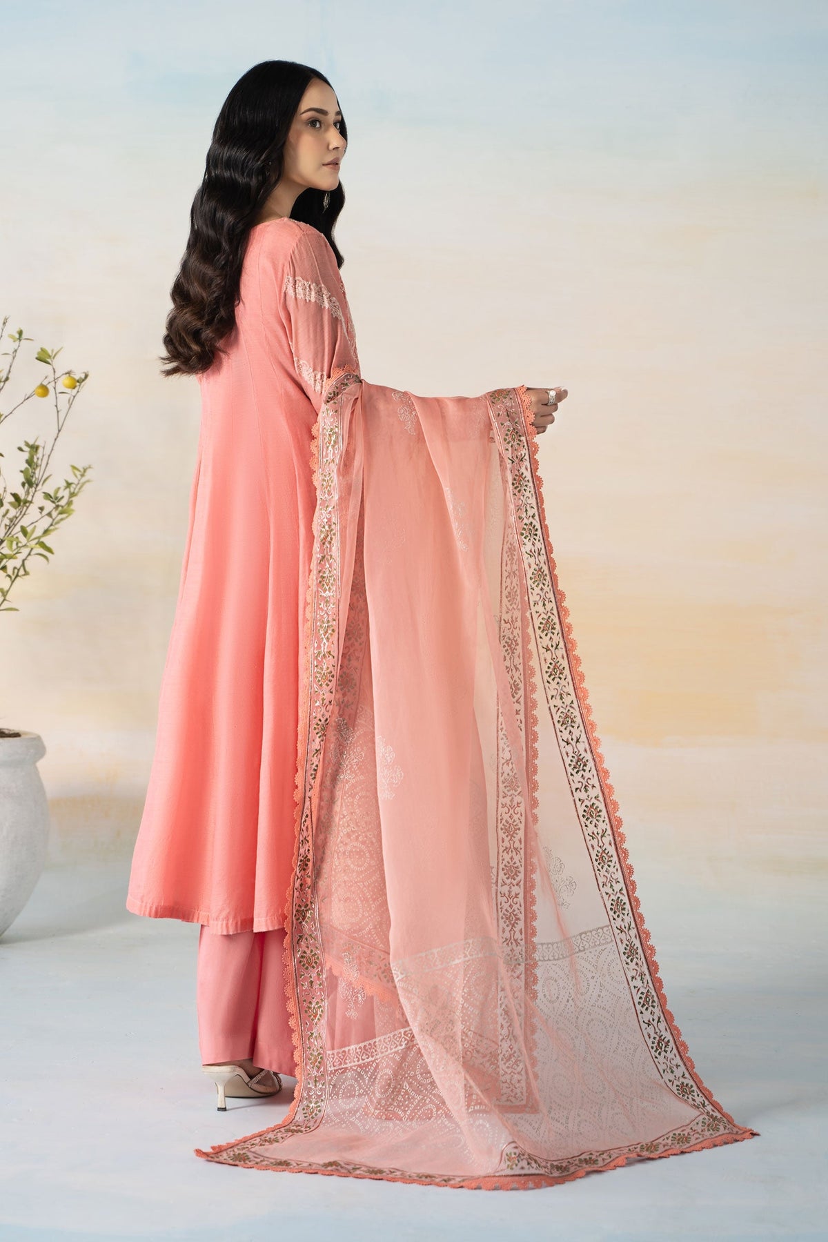 Maria B | Eid Festive Pret | DW-EF24-06R1 - Designer Dress - Type : Ladies Clothes - Available at Libayah - 100% Original