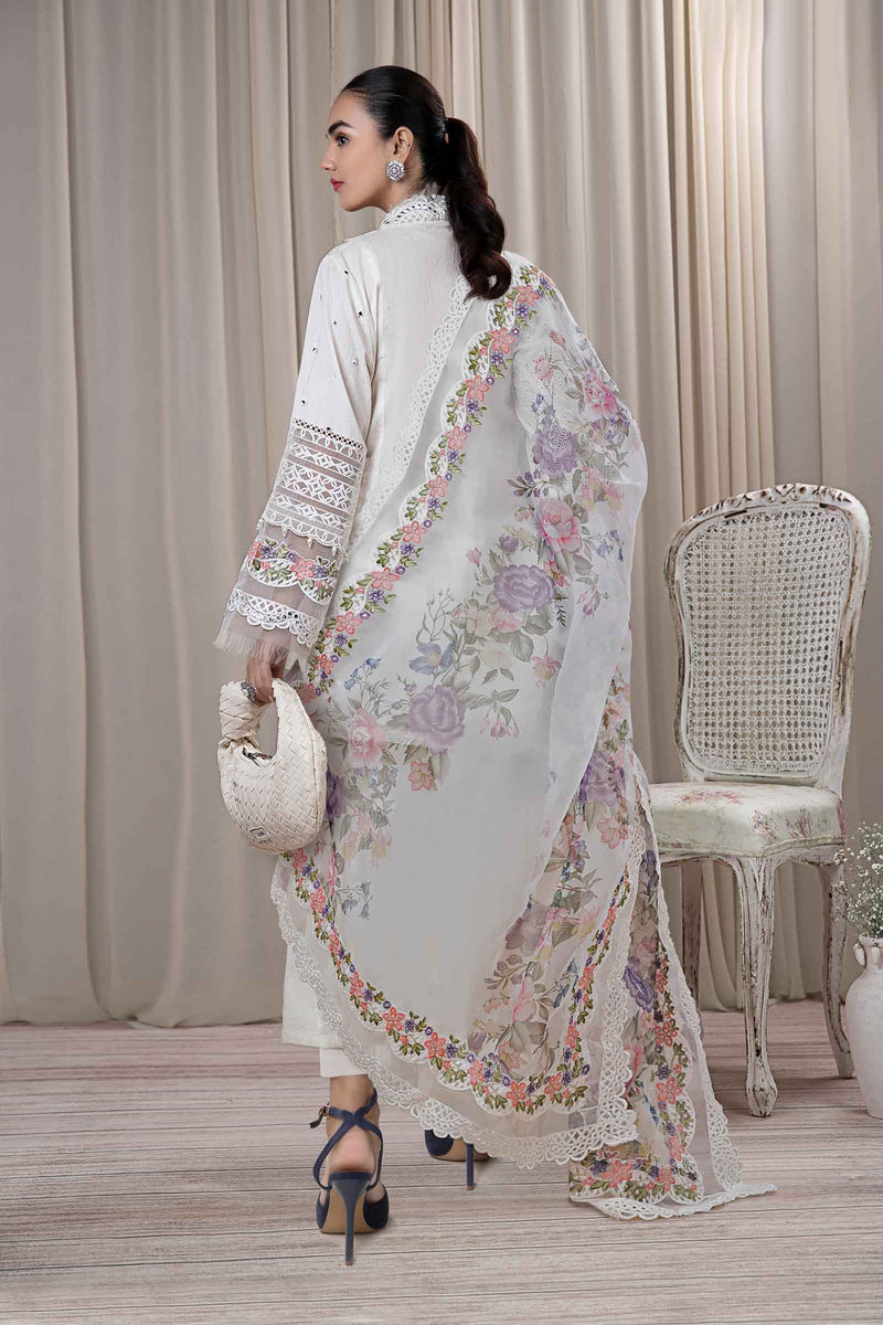 Maria B | Eid Festive Pret | DW-EF24-30R1 - Designer Dress - Type : Ladies Clothes - Available at Libayah - 100% Original