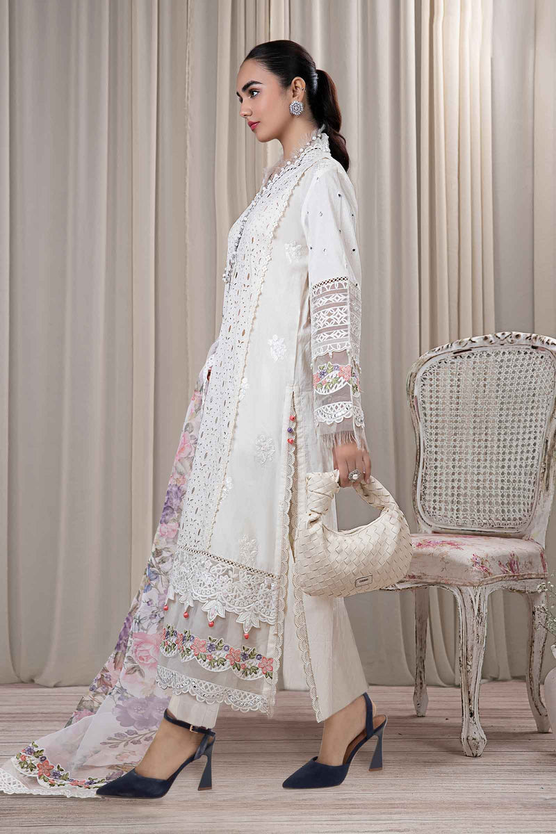 Maria B | Eid Festive Pret | DW-EF24-30R1 - Designer Dress - Type : Ladies Clothes - Available at Libayah - 100% Original