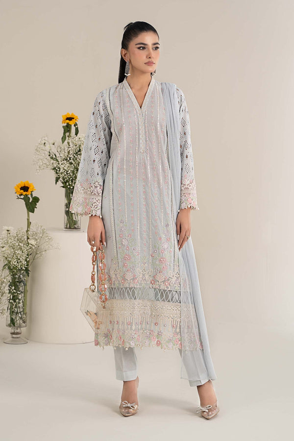 Maria B | Formal Wears | DW-EF25-07 by Maria B - Designer Dress - Type: Ladies Clothes - Available at Libayah - 100% Original