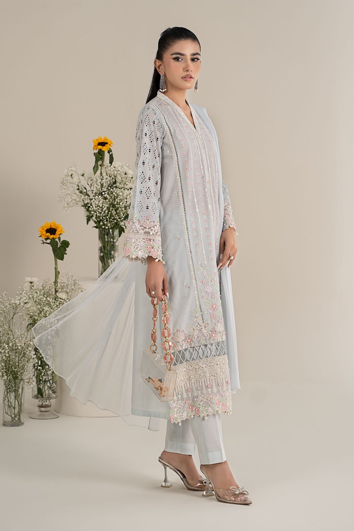 Maria B | Formal Wears | DW-EF25-07 by Maria B - Designer Dress - Type: Ladies Clothes - Available at Libayah - 100% Original