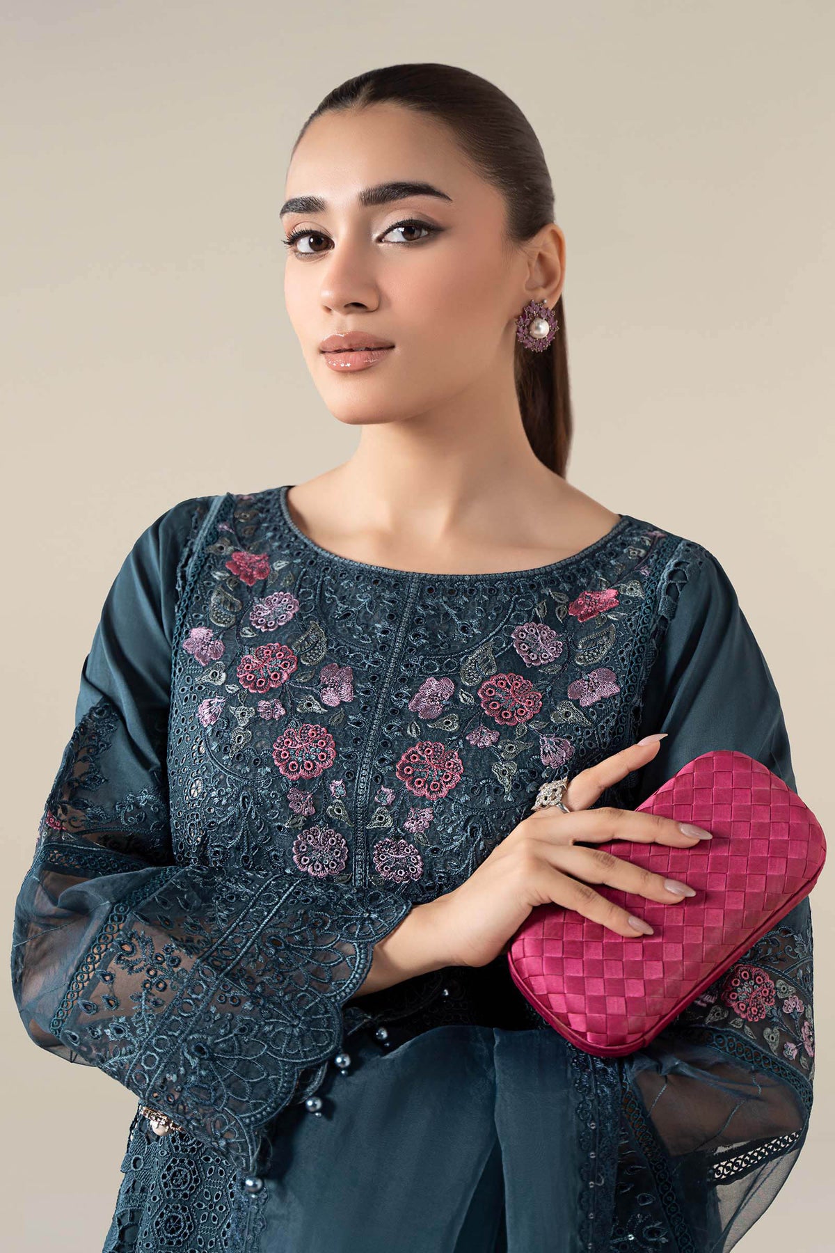 Maria B | Pre Fall 25 | Lawn Suit 16 by Maria B - Designer Dress  - Type : Ladies Clothes - Available at Libayah - 100% Original 