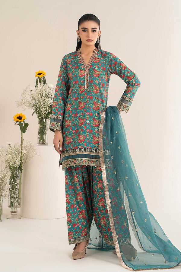 Maria B | Casual Pret 25 | DW-EF25-09 by Maria B - Designer Dress - Type: Ladies Clothes - Available at Libayah - 100% Original