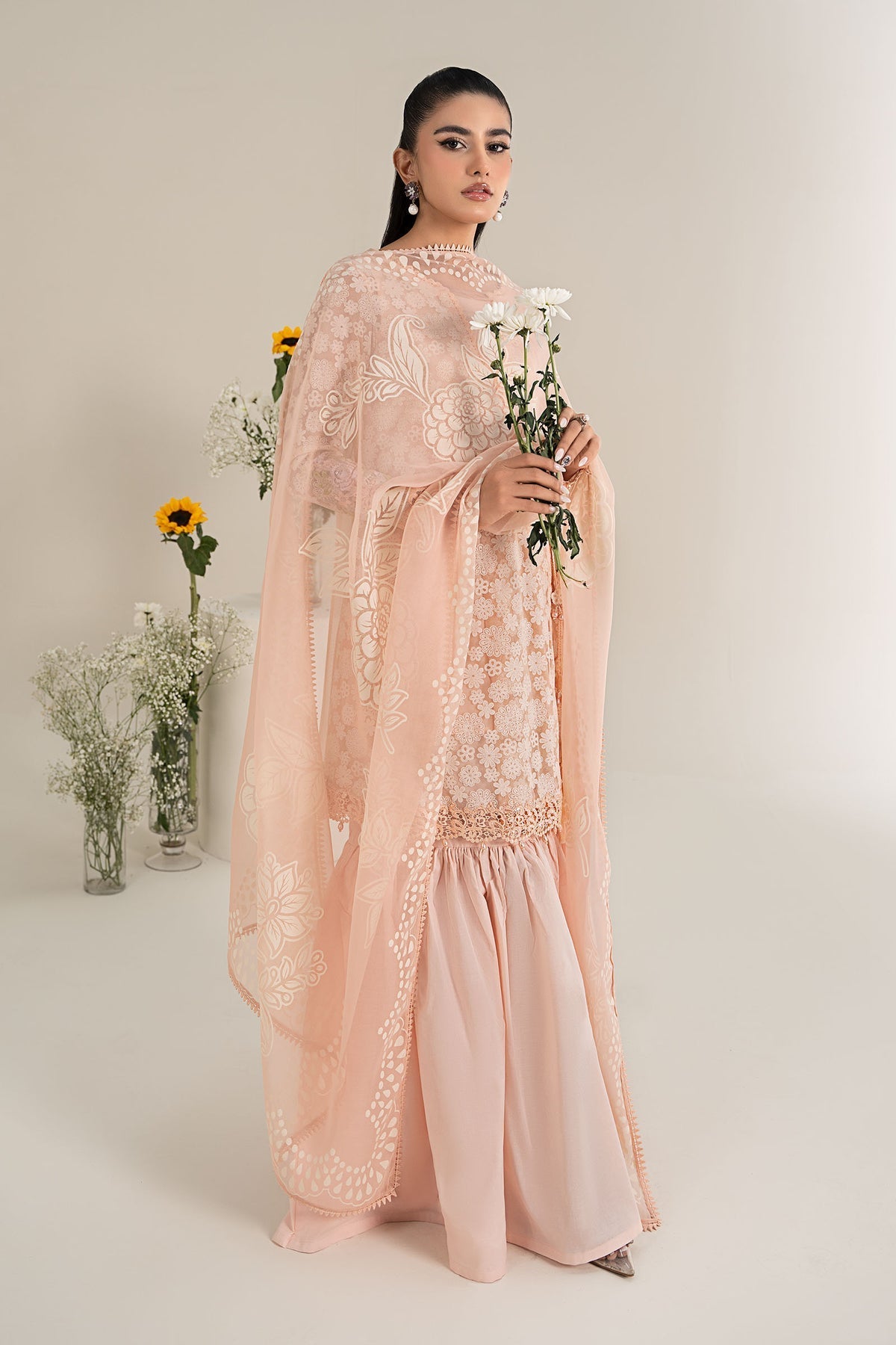 Maria B | Casual Pret 25 | DW-EF25-100 by Maria B - Designer Dress - Type: Ladies Clothes - Available at Libayah - 100% Original