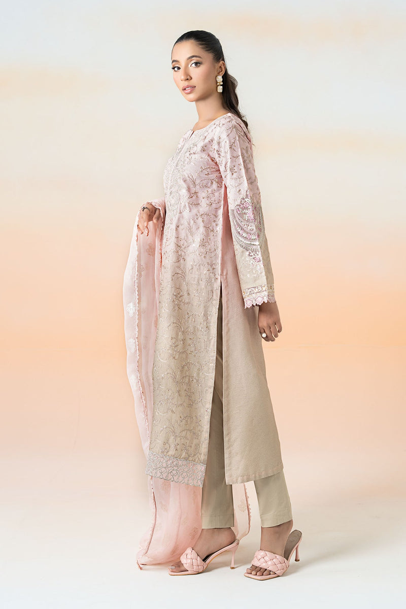 Maria B | Casual Pret 25 | DW-EF25-13 by Maria B - Designer Dress - Type: Ladies Clothes - Available at Libayah - 100% Original