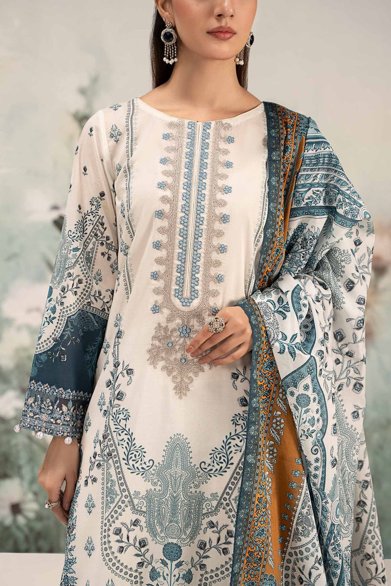 Maria B | Casual Pret 25 | DW-EF25-14 by Maria B - Designer Dress - Type: Ladies Clothes - Available at Libayah - 100% Original