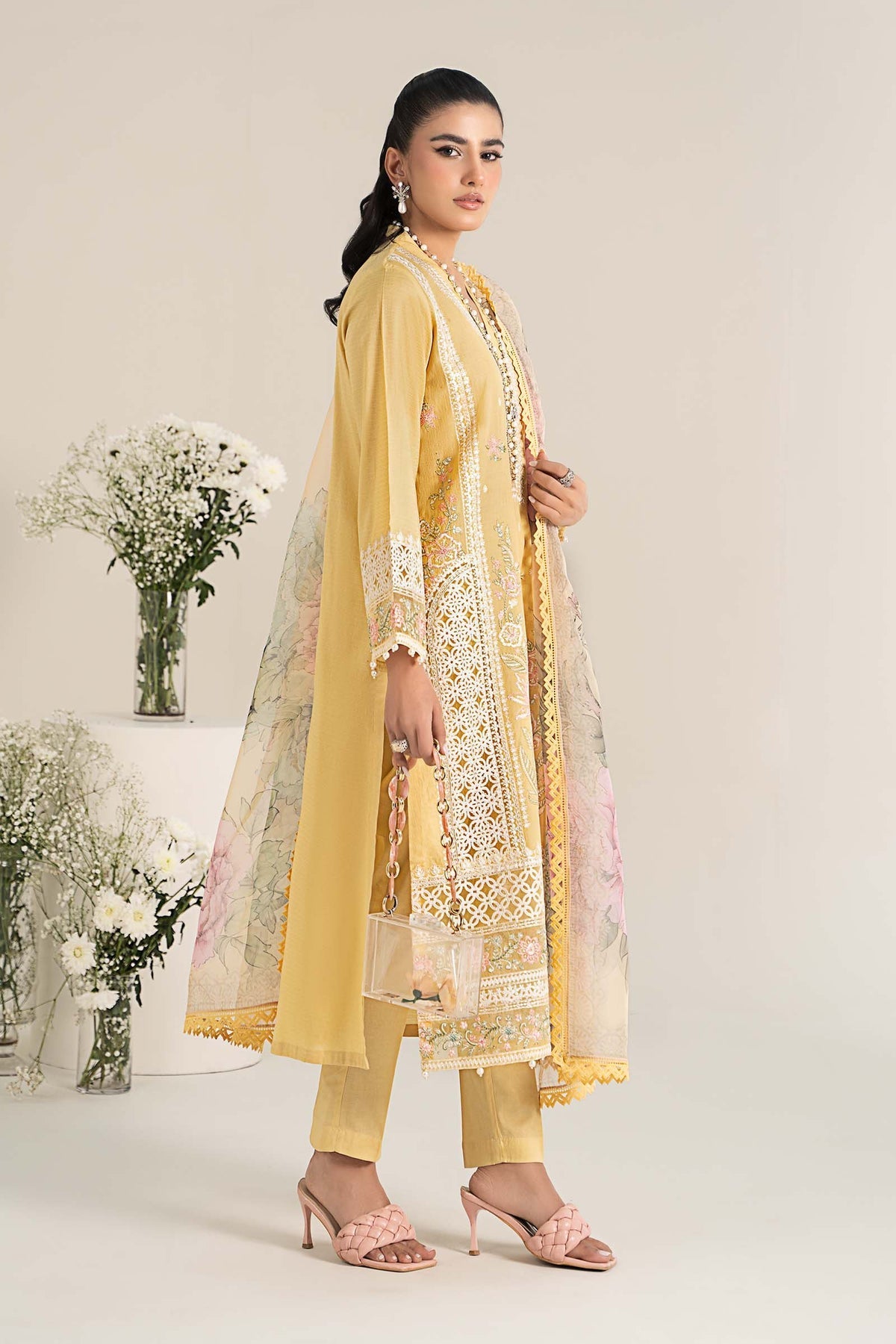 Maria B | Casual Pret 25 | DW-EF25-151 by Maria B - Designer Dress - Type: Ladies Clothes - Available at Libayah - 100% Original