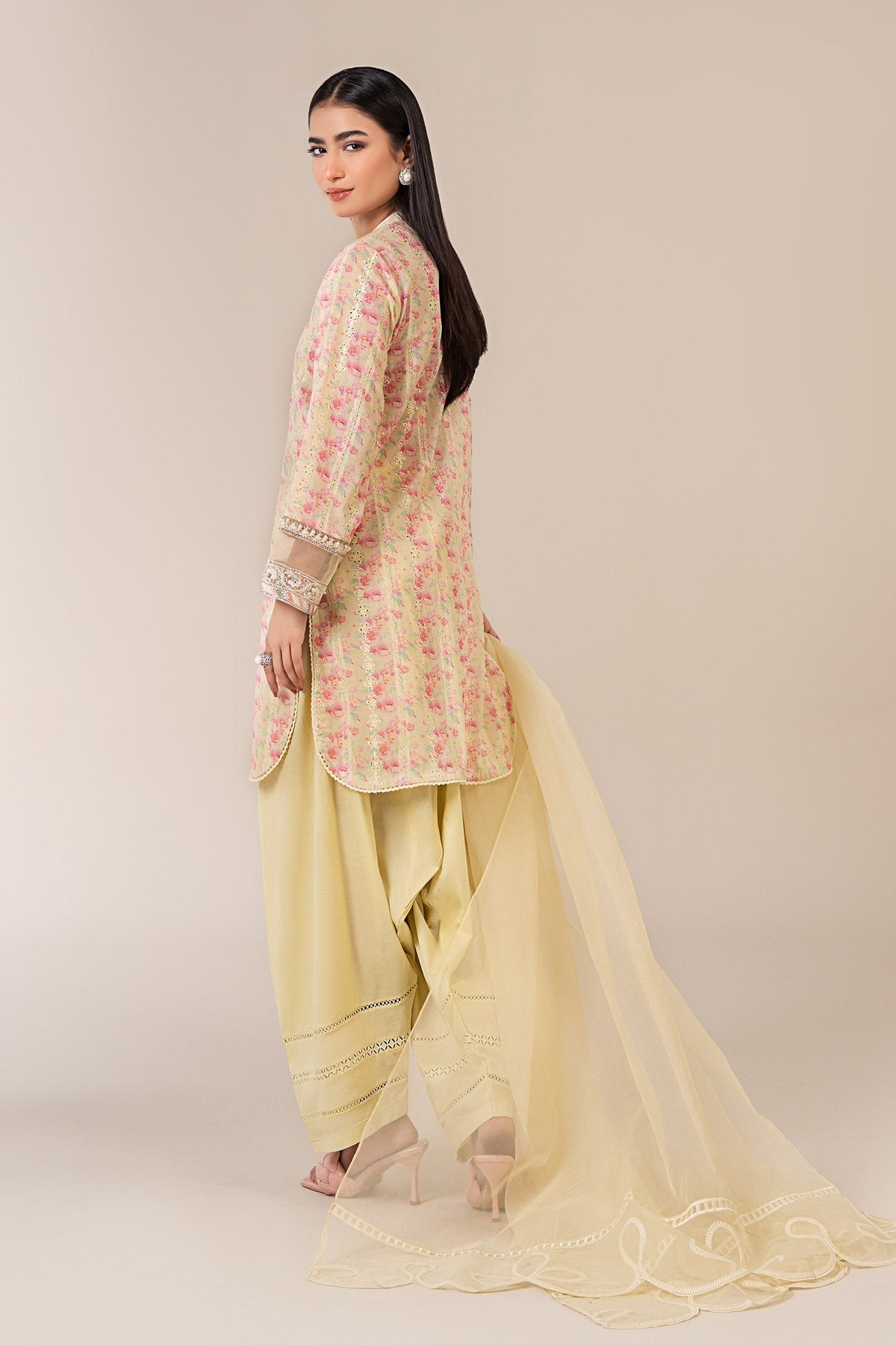 Maria B | Luxury Pret 25 | DW-EF25-18 by Maria B - Designer Dress - Type: Ladies Clothes - Available at Libayah - 100% Original