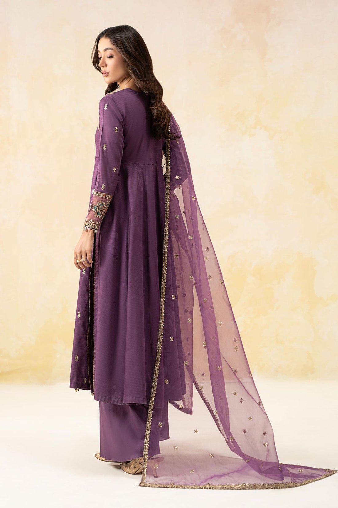 Maria B | Formal Wears | DW-EF25-19 by Maria B - Designer Dress - Type: Ladies Clothes - Available at Libayah - 100% Original