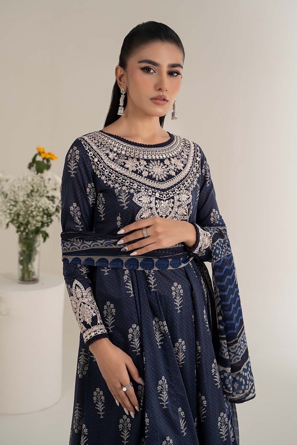 Maria B | Formal Wears | DW-EF25-22 by Maria B - Designer Dress - Type: Ladies Clothes - Available at Libayah - 100% Original