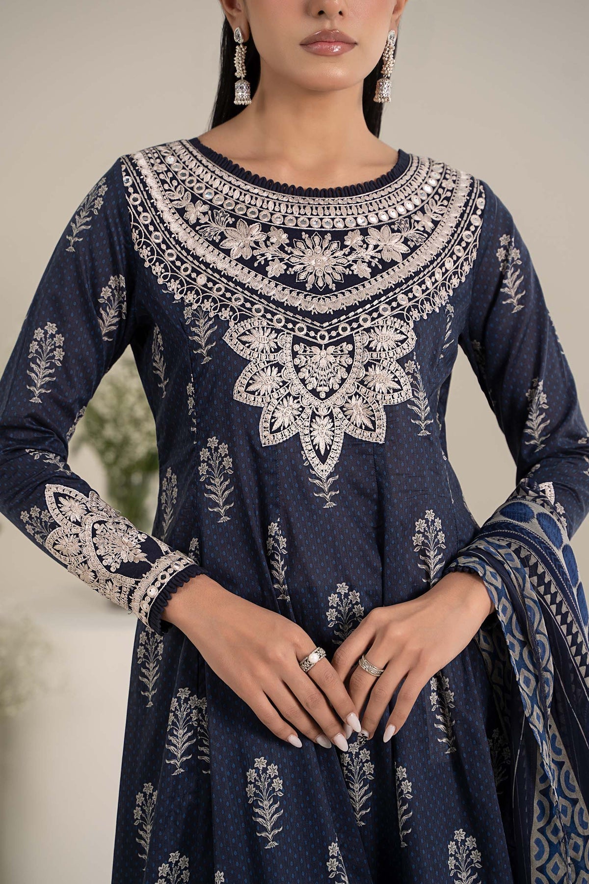 Maria B | Formal Wears | DW-EF25-22 by Maria B - Designer Dress - Type: Ladies Clothes - Available at Libayah - 100% Original