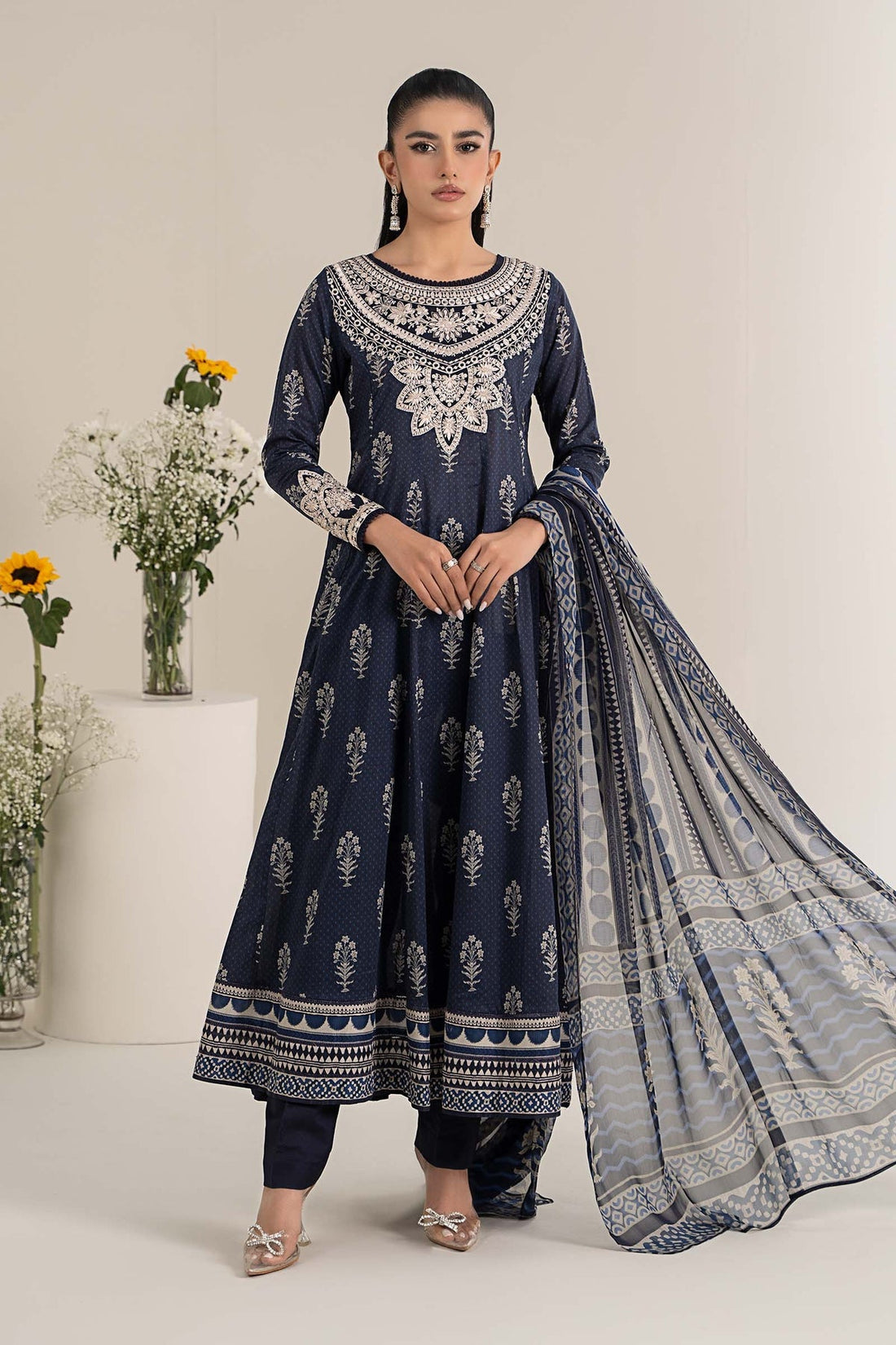 Maria B | Formal Wears | DW-EF25-22 by Maria B - Designer Dress - Type: Ladies Clothes - Available at Libayah - 100% Original
