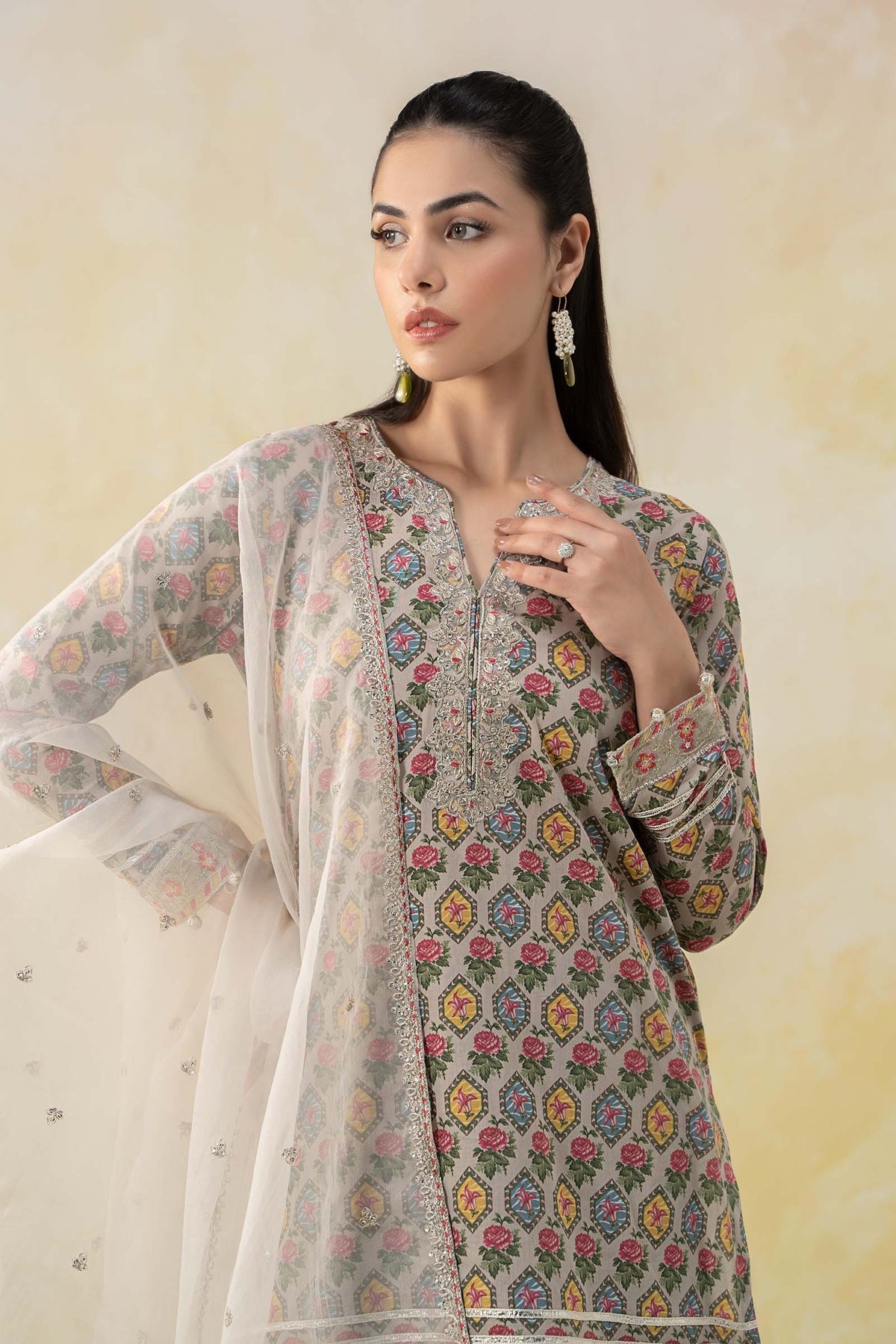 Maria B | Formal Wears | DW-EF25-25 by Maria B - Designer Dress - Type: Ladies Clothes - Available at Libayah - 100% Original