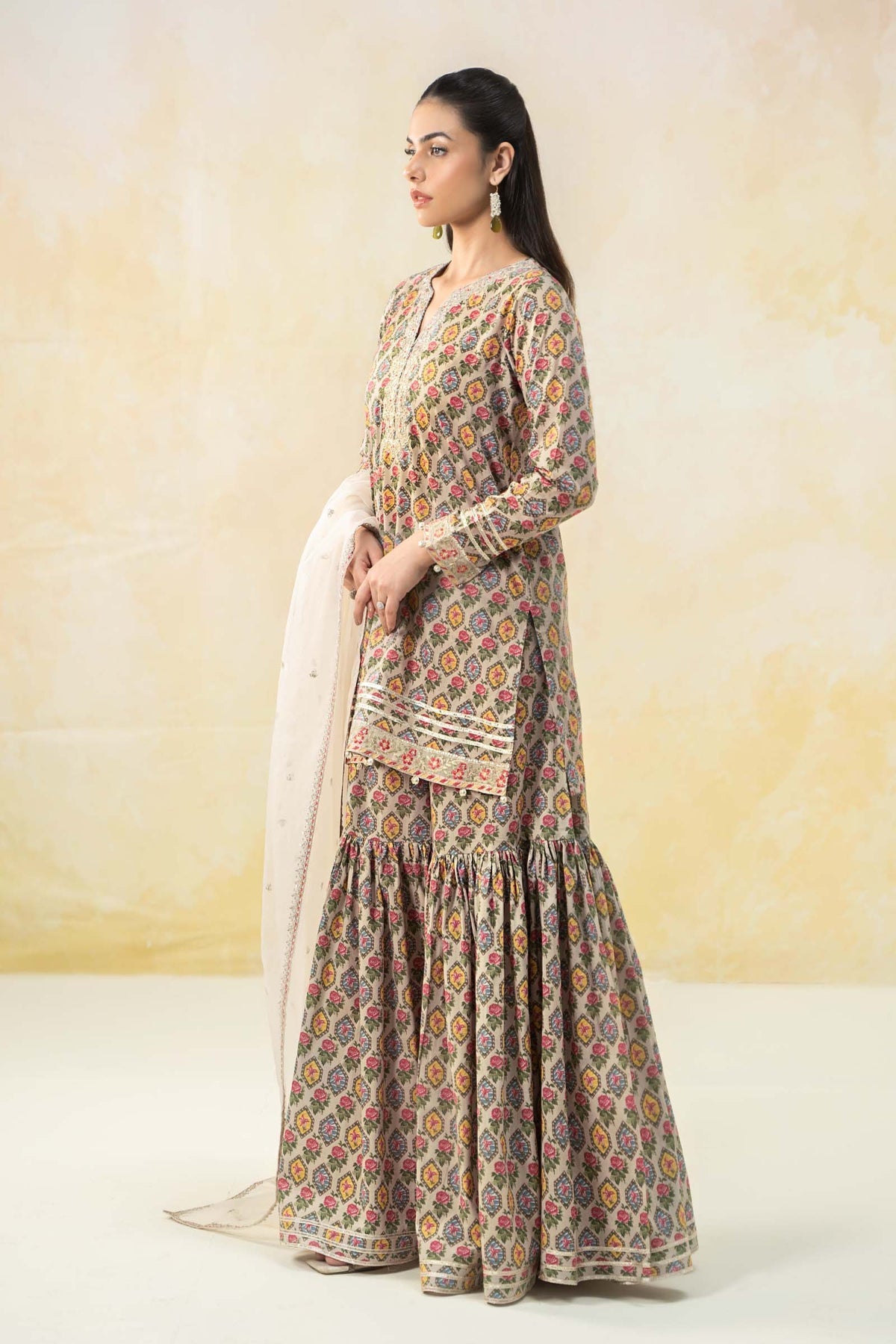 Maria B | Formal Wears | DW-EF25-25 by Maria B - Designer Dress - Type: Ladies Clothes - Available at Libayah - 100% Original