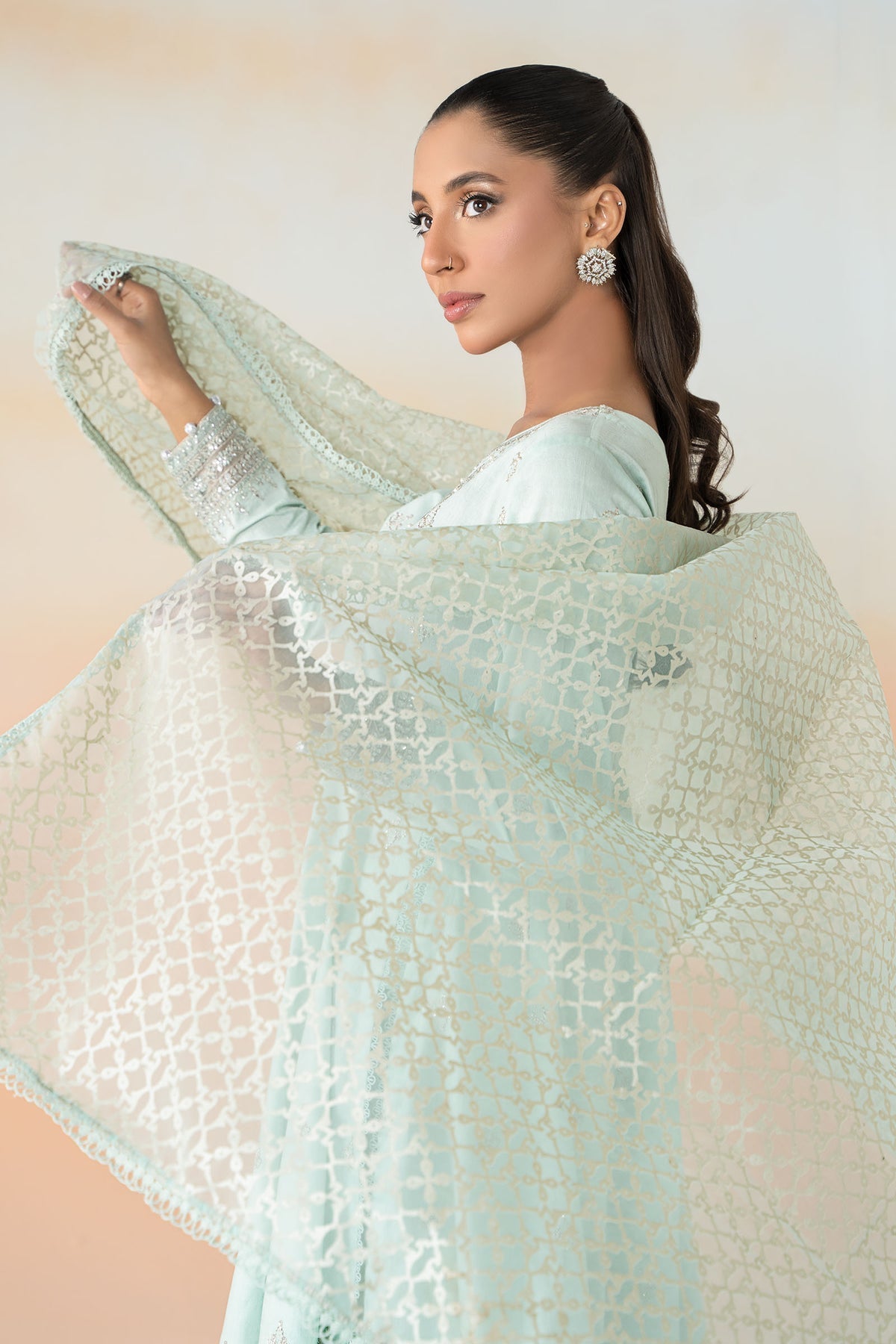 Maria B | Casual Pret 25 | DW-EF25-30 by Maria B - Designer Dress - Type: Ladies Clothes - Available at Libayah - 100% Original