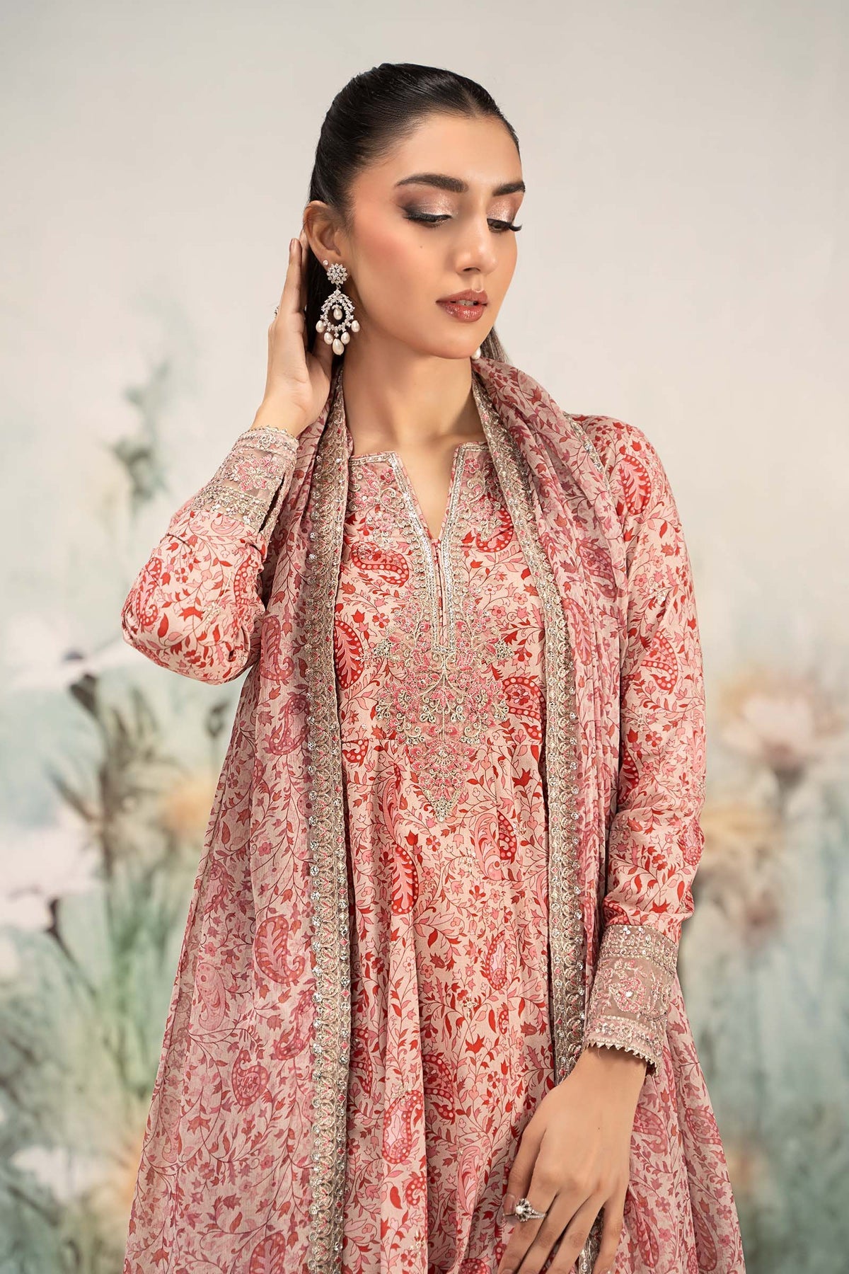 Maria B | Casual Pret 25 | DW-EF25-31 by Maria B - Designer Dress - Type: Ladies Clothes - Available at Libayah - 100% Original
