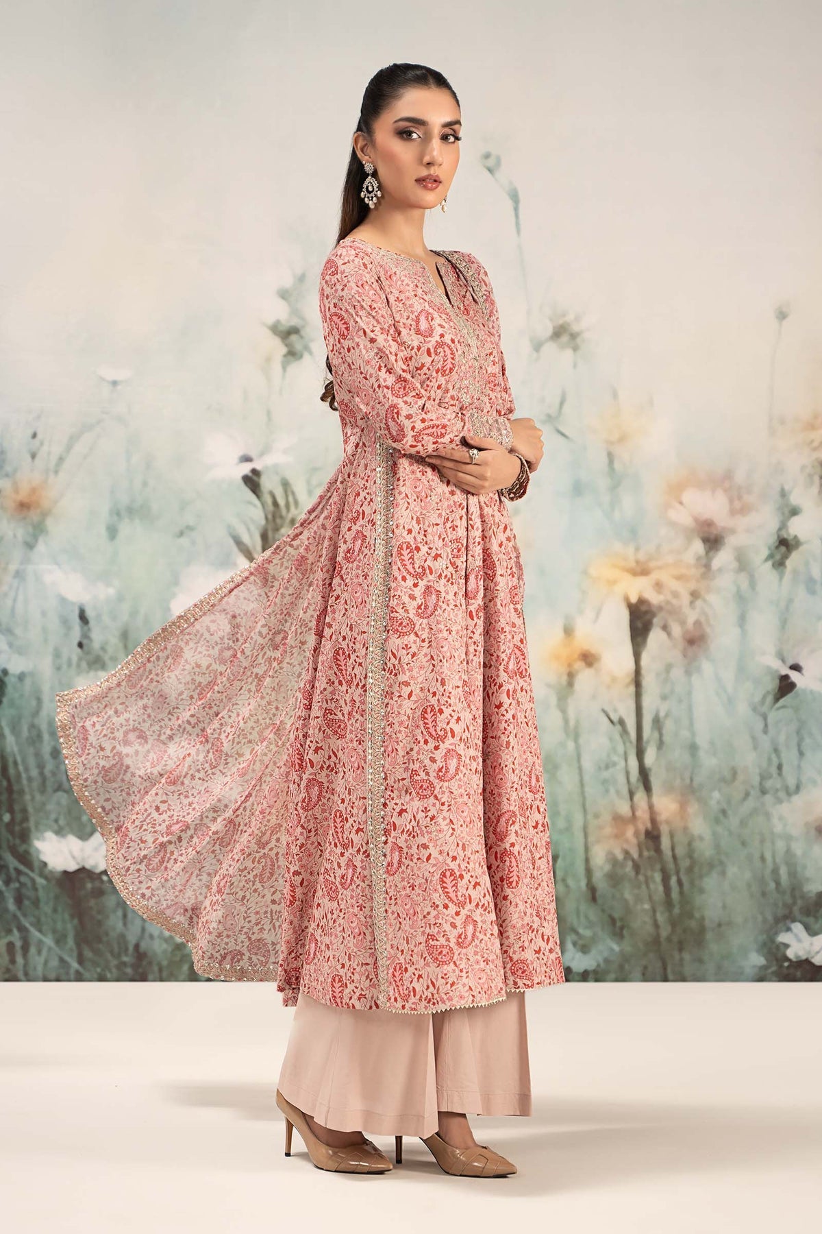 Maria B | Casual Pret 25 | DW-EF25-31 by Maria B - Designer Dress - Type: Ladies Clothes - Available at Libayah - 100% Original