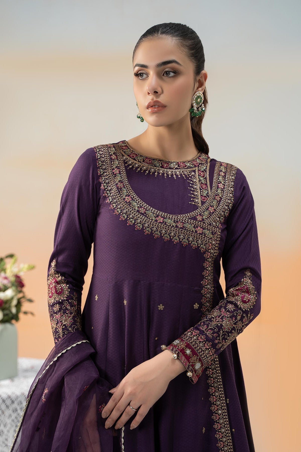 Maria B | Formal Wears | DW-EF25-40 by Maria B - Designer Dress - Type: Ladies Clothes - Available at Libayah - 100% Original
