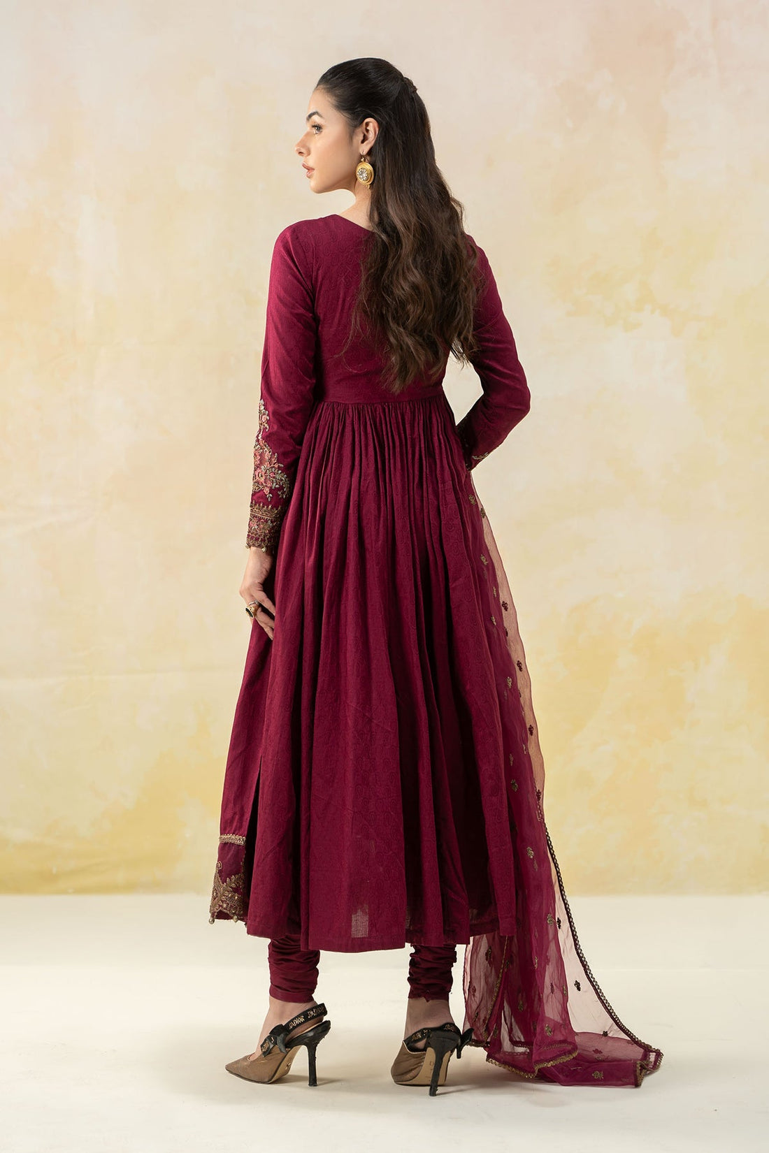Maria B | Formal Wears | DW-EF25-43 by Maria B - Designer Dress - Type: Ladies Clothes - Available at Libayah - 100% Original