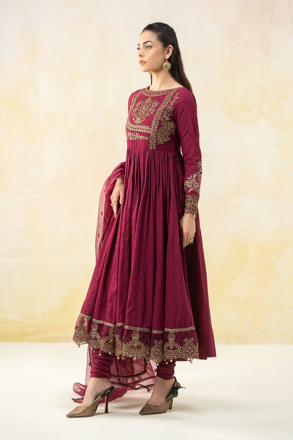 Maria B | Formal Wears | DW-EF25-43 by Maria B - Designer Dress - Type: Ladies Clothes - Available at Libayah - 100% Original