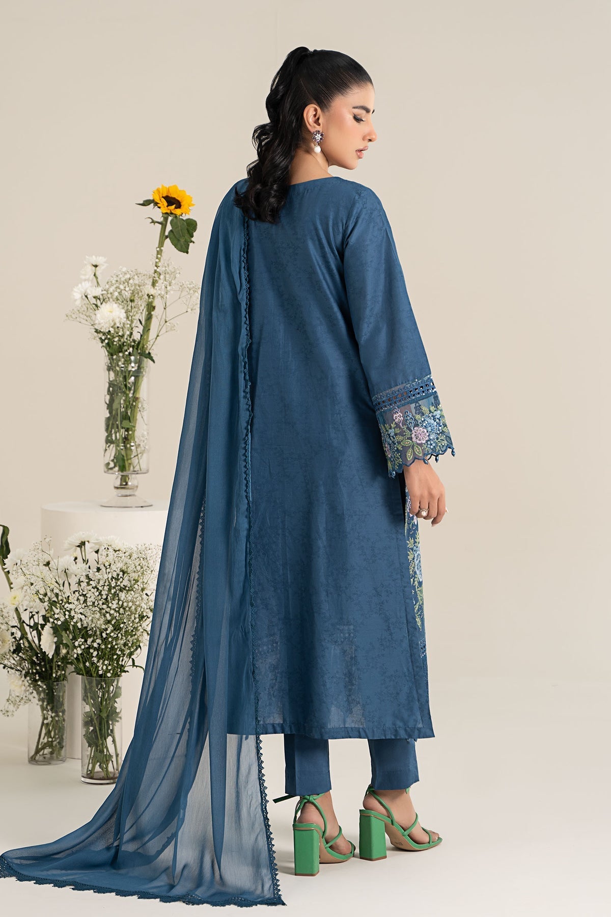 Maria B | Casual Pret 25 | DW-EF25-45 by Maria B - Designer Dress - Type: Ladies Clothes - Available at Libayah - 100% Original