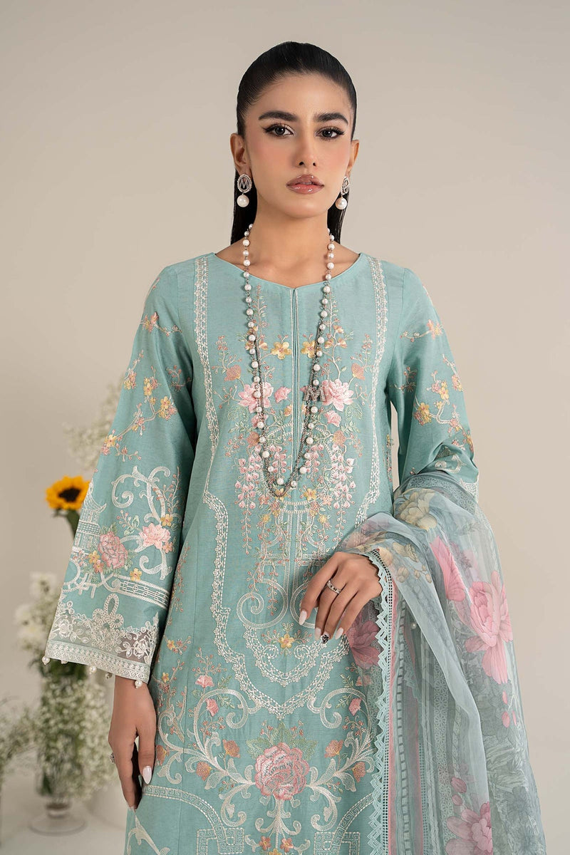 Maria B | Casual Pret 25 | DW-EF25-49 by Maria B - Designer Dress - Type: Ladies Clothes - Available at Libayah - 100% Original