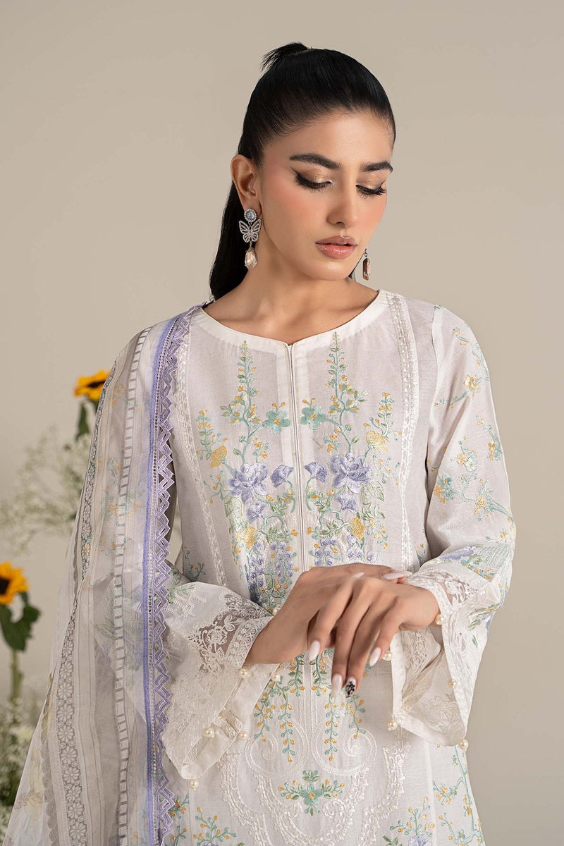 Maria B | Casual Pret 25 | DW-EF25-49 by Maria B - Designer Dress - Type: Ladies Clothes - Available at Libayah - 100% Original